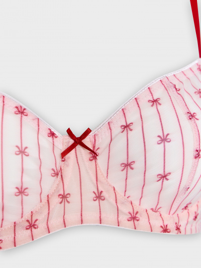 Бюстгальтер Mark Formelle 512486/25-ОБР39331Ц-10 бантики_на_розовом_010.2_Сублимация_полотна - фото 2