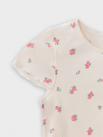 Майка, шорты Mark Formelle 567752/25-39553ПП-1 цветы_на_молочном1 - фото 3