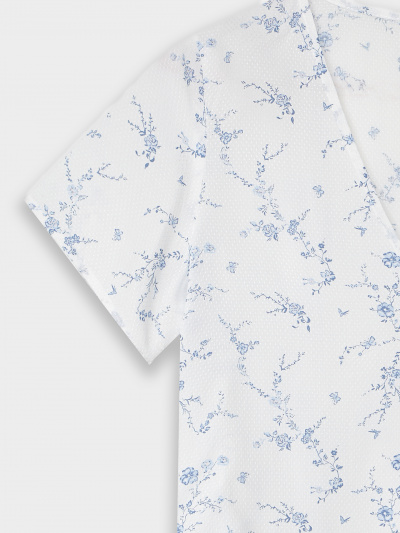 Блуза, брюки Mark Formelle 592652/25-39837ПП-9 цветы_на_св.молочном - фото 5