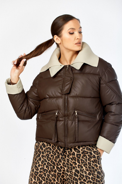 Куртка Shetti 2214 шоколад - фото 6