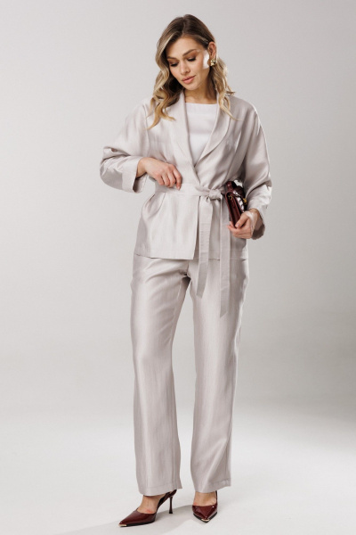 Блуза, брюки, топ Ларс Стиль 1202 бежевый - фото 1
