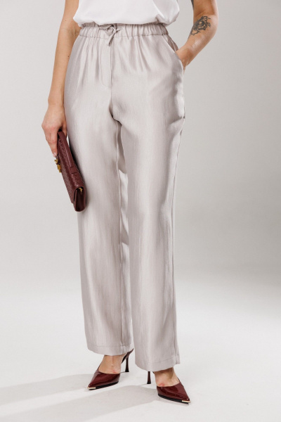 Блуза, брюки, топ Ларс Стиль 1202 бежевый - фото 4