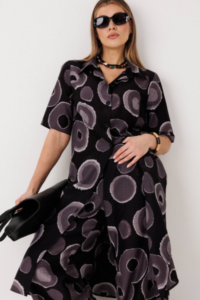 Блуза, брюки Anastasia 1335 черный - фото 7