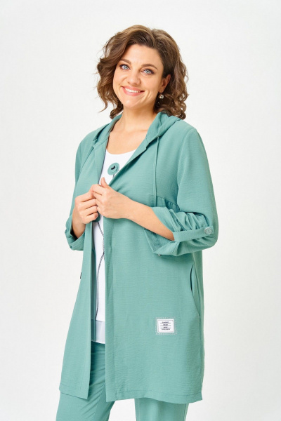 Брюки, кардиган, топ Svetlana-Style 1527 мята - фото 6