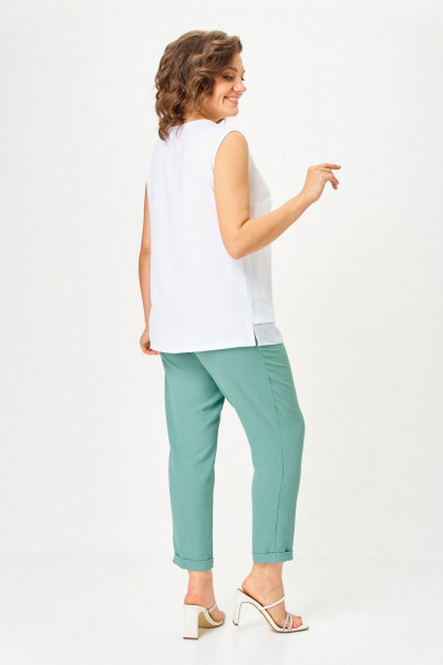 Брюки, кардиган, топ Svetlana-Style 1527 мята - фото 2