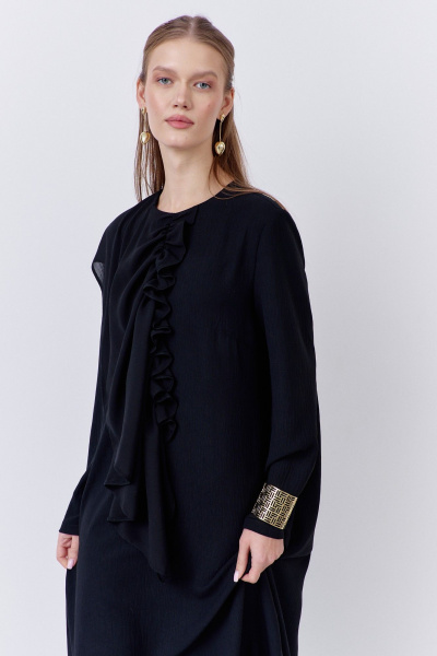 Платье FLAIM 2067.01 черный - фото 5