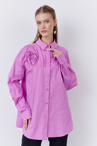 Блуза FLAIM 2071 сирень - фото 1