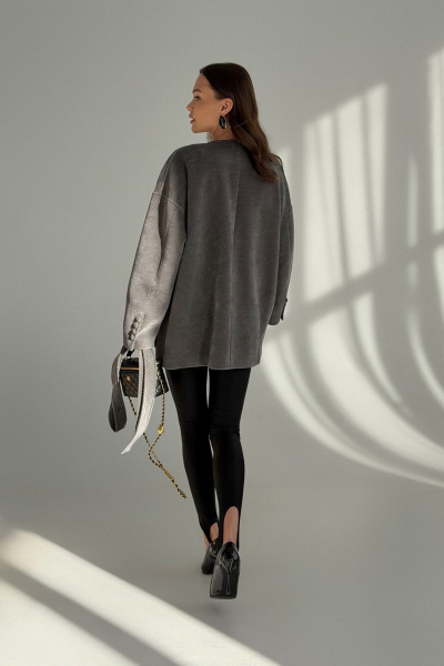 Жакет T.N.D М667 графит - фото 10