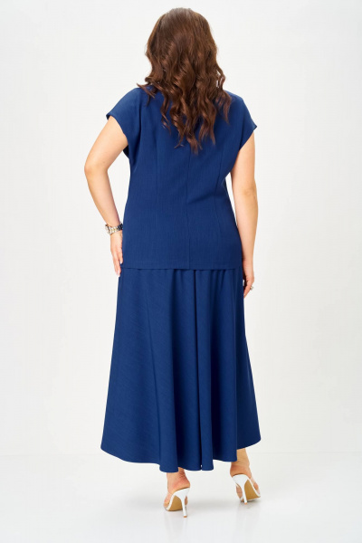 Жилет, юбка Anastasia 1329 глубокий_синий - фото 6