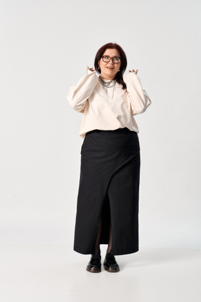 Свитшот GRATTO 4467 кремовый - фото 6