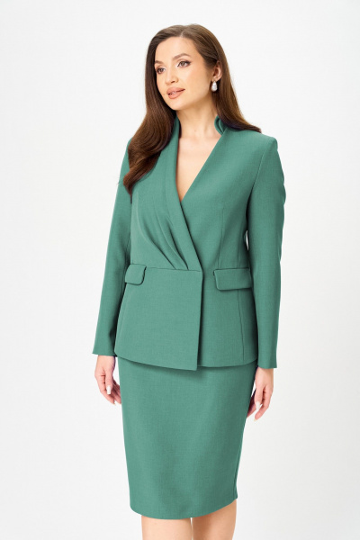 Жакет, юбка LeNata 20303 ментол - фото 3