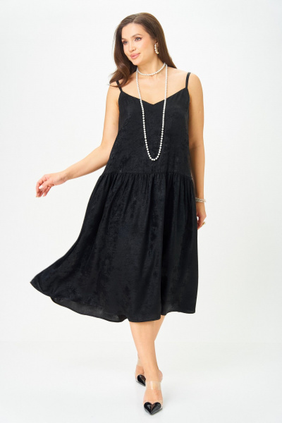 Жакет, платье LeNata 20457 белый-с-черным - фото 8