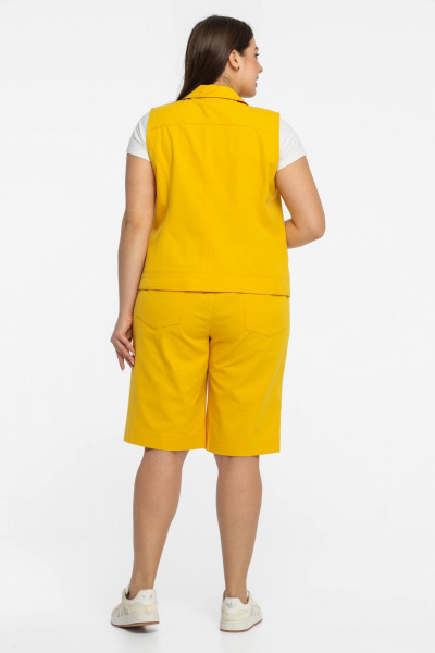 Жилет Avila 0924 желтый - фото 6