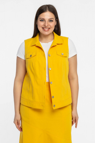 Жилет Avila 0924 желтый - фото 1
