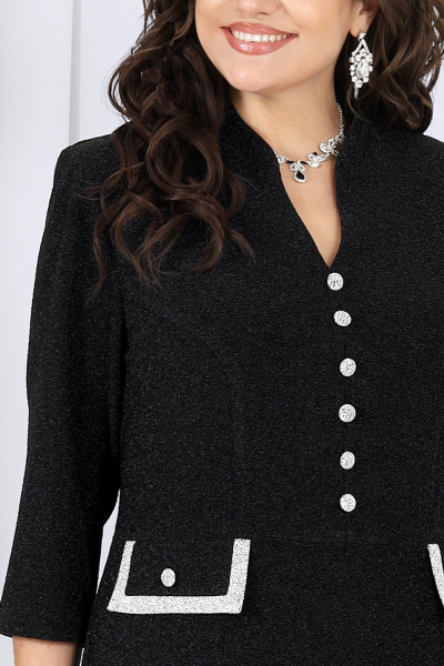 Платье Ninele 7534 черный - фото 2