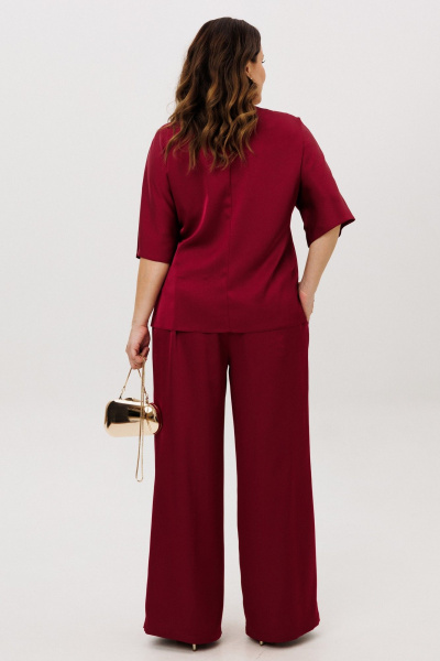 Блуза, брюки ANIDEN 6118-1 бордо - фото 10