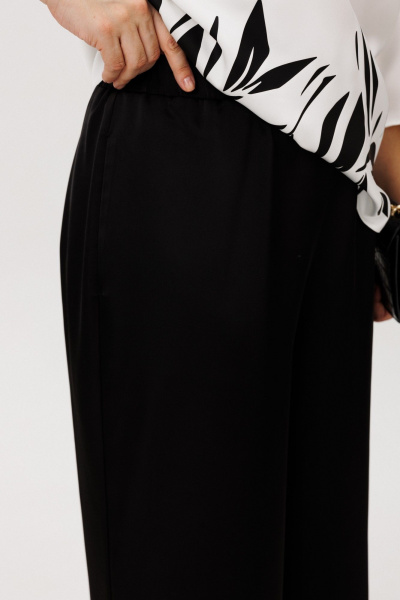 Блуза, брюки ANIDEN 6118-3 черно-белый - фото 9