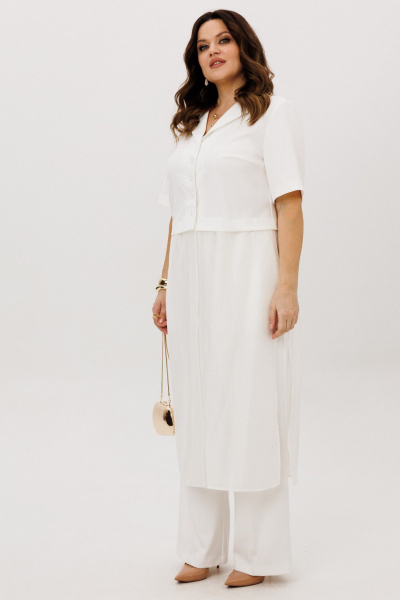Блуза, брюки ANIDEN 6119-1 молочный - фото 5