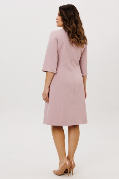 Платье ANIDEN 719-4 пудровый - фото 9