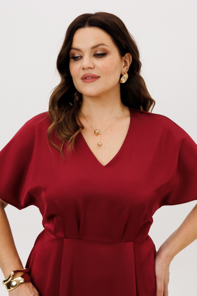 Платье ANIDEN 721-1 бордо - фото 14