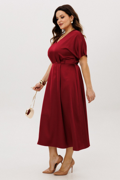 Платье ANIDEN 721-1 бордо - фото 10
