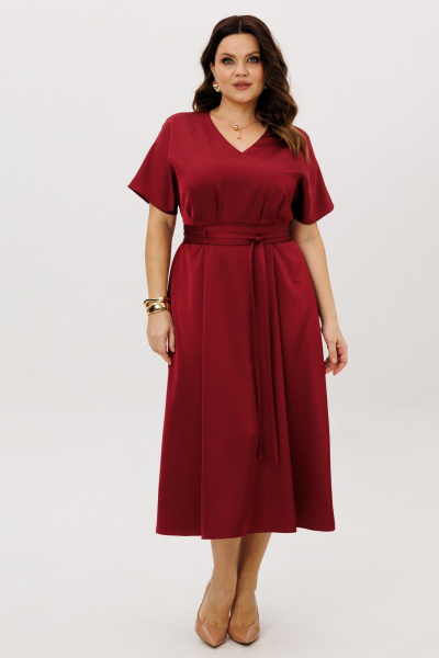 Платье ANIDEN 721-1 бордо - фото 1