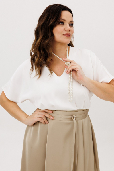 Платье ANIDEN 721-2 бежевый - фото 4