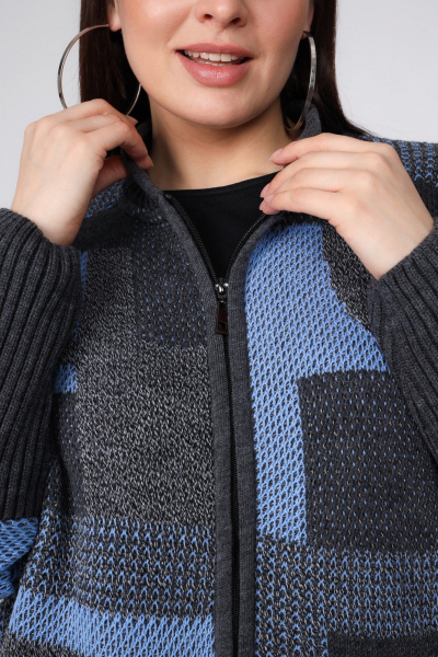 Кардиган BONADI 1865 голубой - фото 5