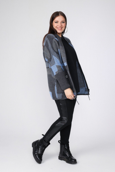 Кардиган BONADI 1865 голубой - фото 2