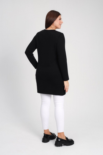 Туника BONADI 1899 черный-лиловый - фото 2