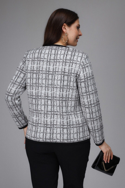 Жакет BONADI 1894 черно-белый - фото 4