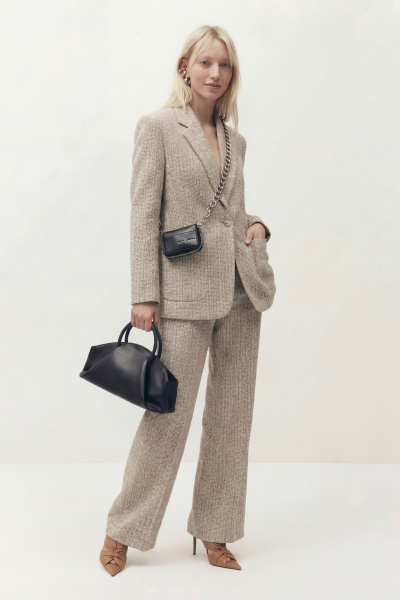 Брюки, жакет Lokka 1840 бежевый/меланж - фото 1