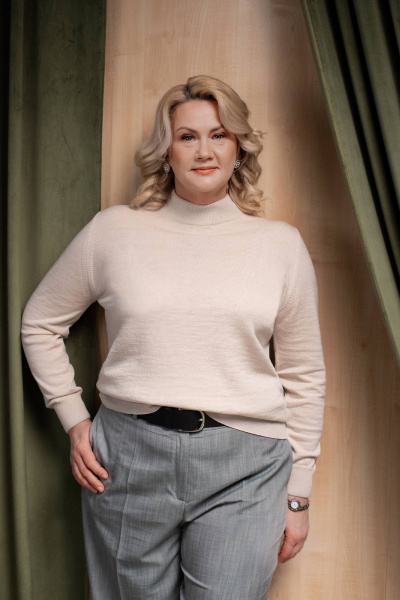 Свитер Полесье С3731-23 3С8783-Д43 158,164 слоновая_кость - фото 1