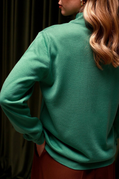 Свитер Полесье С3766-24 5С2198-Д43 170,176 малахитовый_зеленый_16-5917 - фото 3
