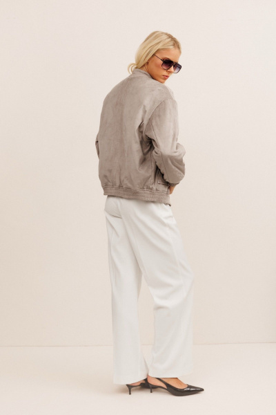 Бомбер KOKOdea 10003 серый - фото 5