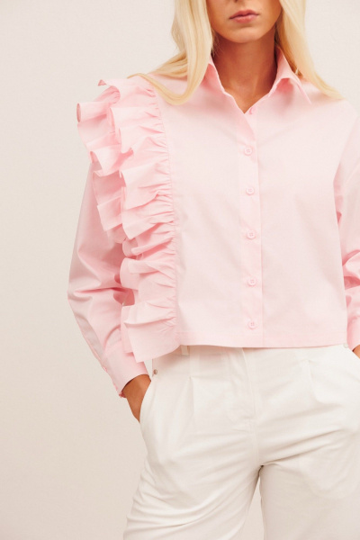 Блуза KOKOdea 20009 розовый - фото 2