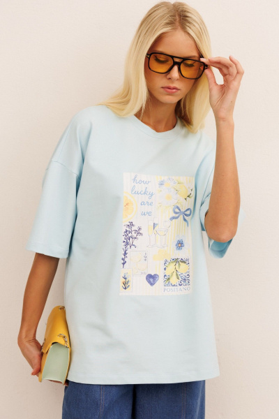 Джемпер KOKOdea 21003 голубой - фото 2