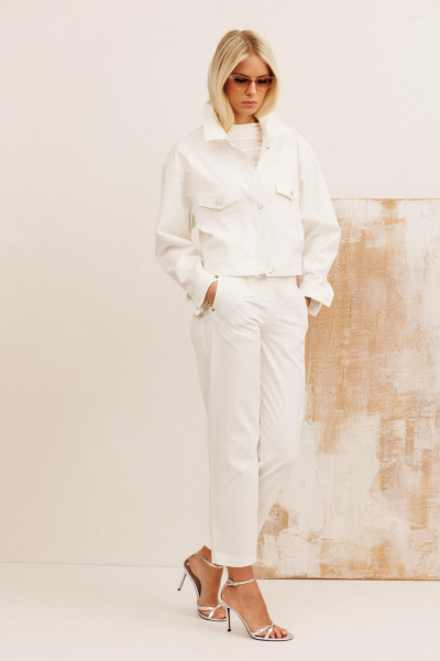 Брюки, жакет KOKOdea 30011 молочный - фото 2