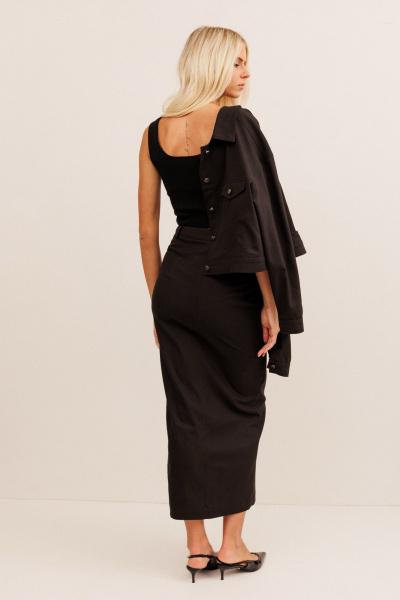 Жакет, юбка KOKOdea 31006 чёрный - фото 6