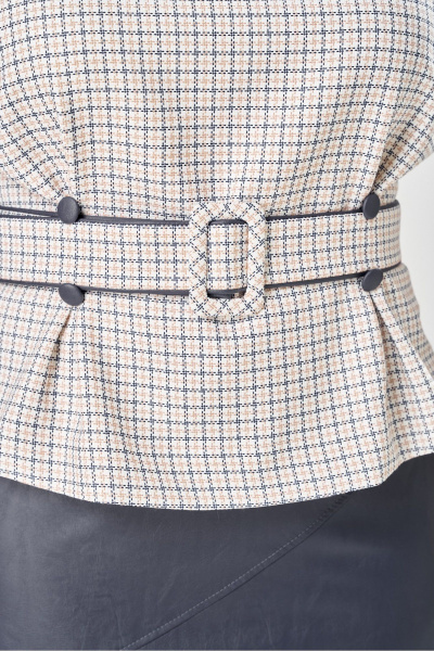 Блуза, юбка Bonna Image 602/9 молочный - фото 10