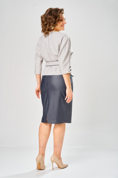 Блуза, юбка Bonna Image 602/9 молочный - фото 4