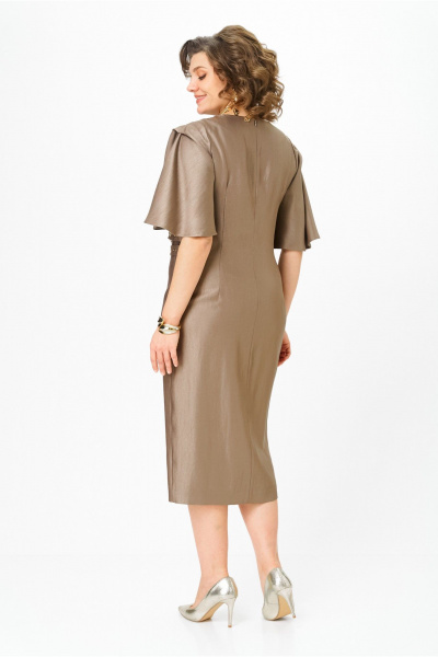 Платье Bonna Image 1019/1 бежевый - фото 6