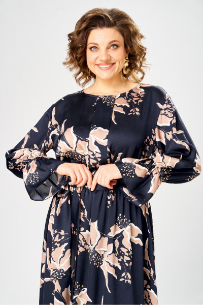 Платье Bonna Image 1043/1 синий - фото 6