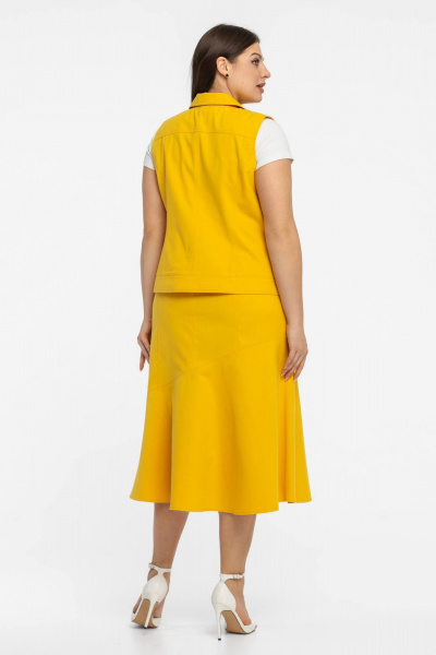 Юбка Avila 0980 желтый - фото 4
