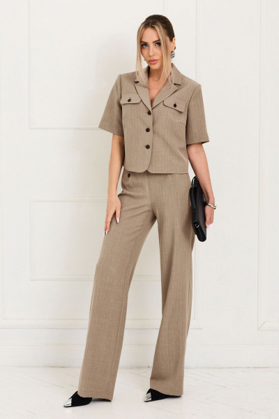Брюки, жакет Golden Valley 6694 бежевый - фото 1