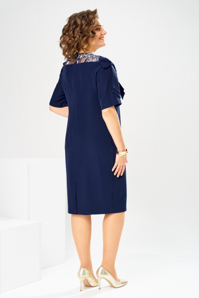 Платье Romanovich Style 1-2899 сине-белый - фото 8