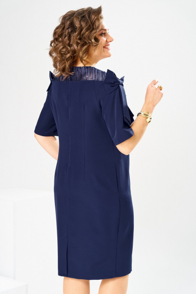 Платье Romanovich Style 1-2899 синий/пайетки - фото 5