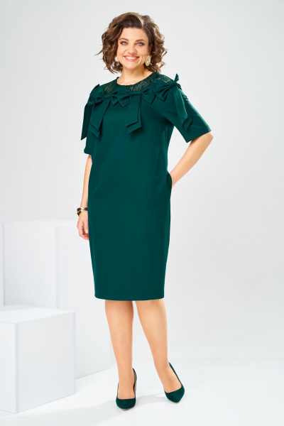 Платье Romanovich Style 1-2899 изумруд - фото 10