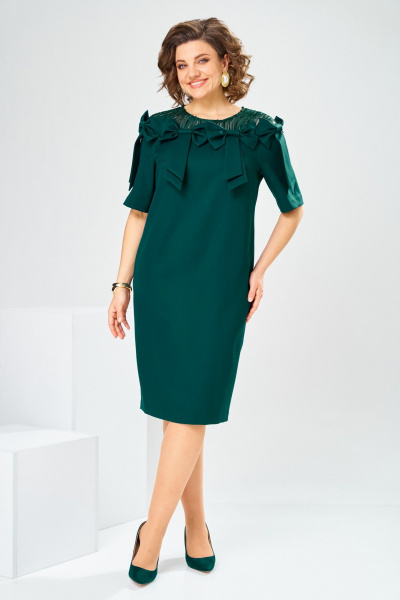 Платье Romanovich Style 1-2899 изумруд - фото 9