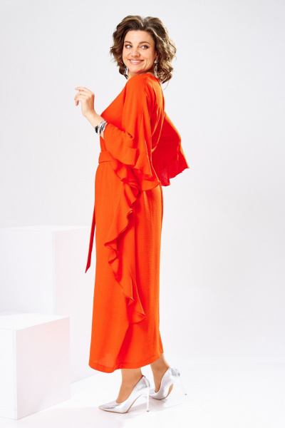 Платье Romanovich Style 1-2870 оранжевый - фото 9